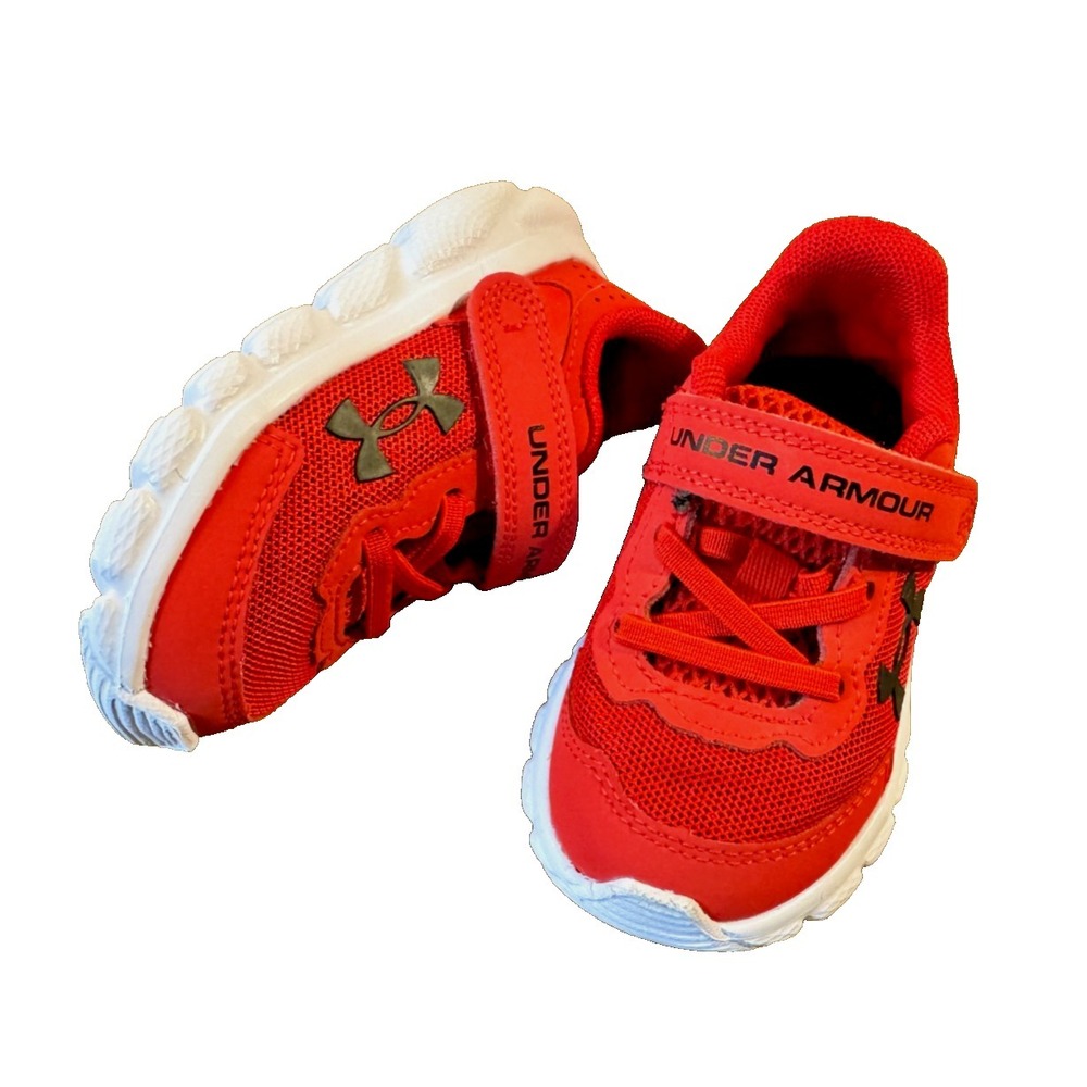 NEW Under Armour Assert 9AC Baby Toddler Size 5 Running Shoes Red Easy On 5K
